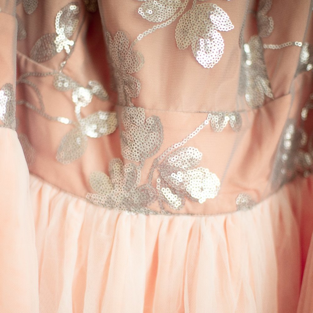 Eshakti Custom Empire-Waist Formal Dress